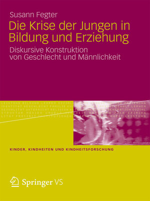cover image of Die Krise der Jungen in Bildung und Erziehung